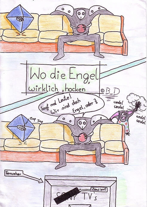 Cover: Wo die Engel wirklich "hocken"