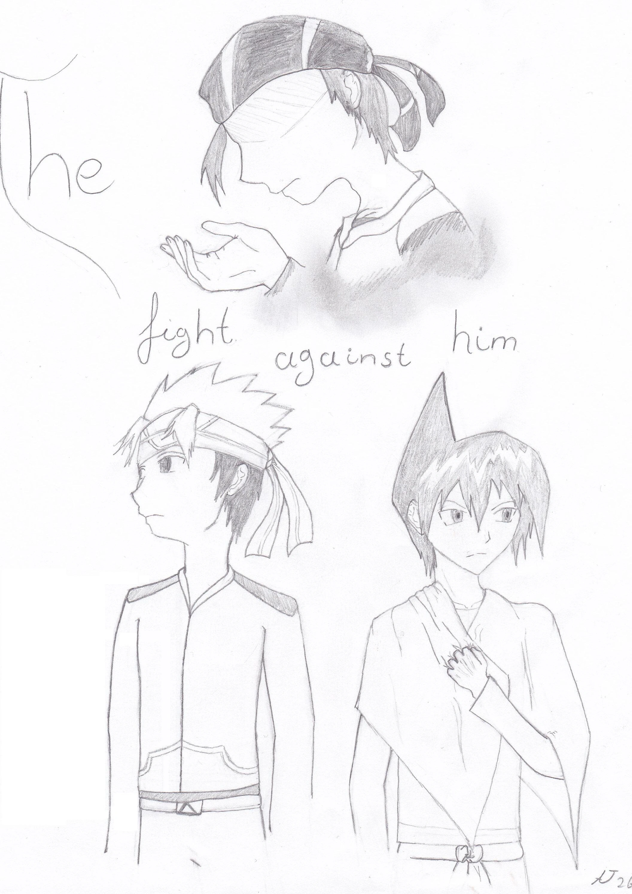 Cover: The fight against him