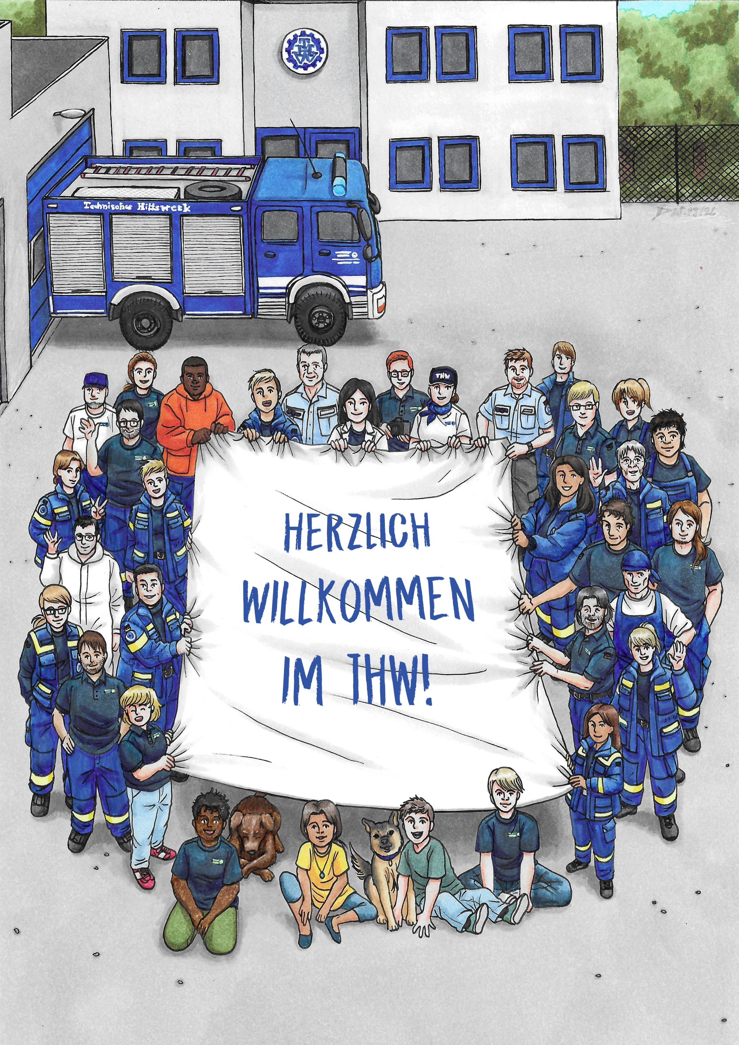 Cover: Willkommen im THW!
