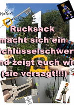 Cover: Rucksack macht sich ein Schlüsselschwert und zeigt euch wie =^-^= !