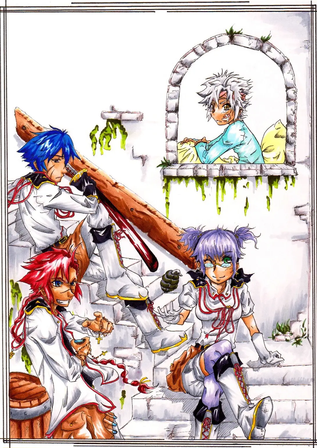 Cover: )-[B-BLOOD]-->