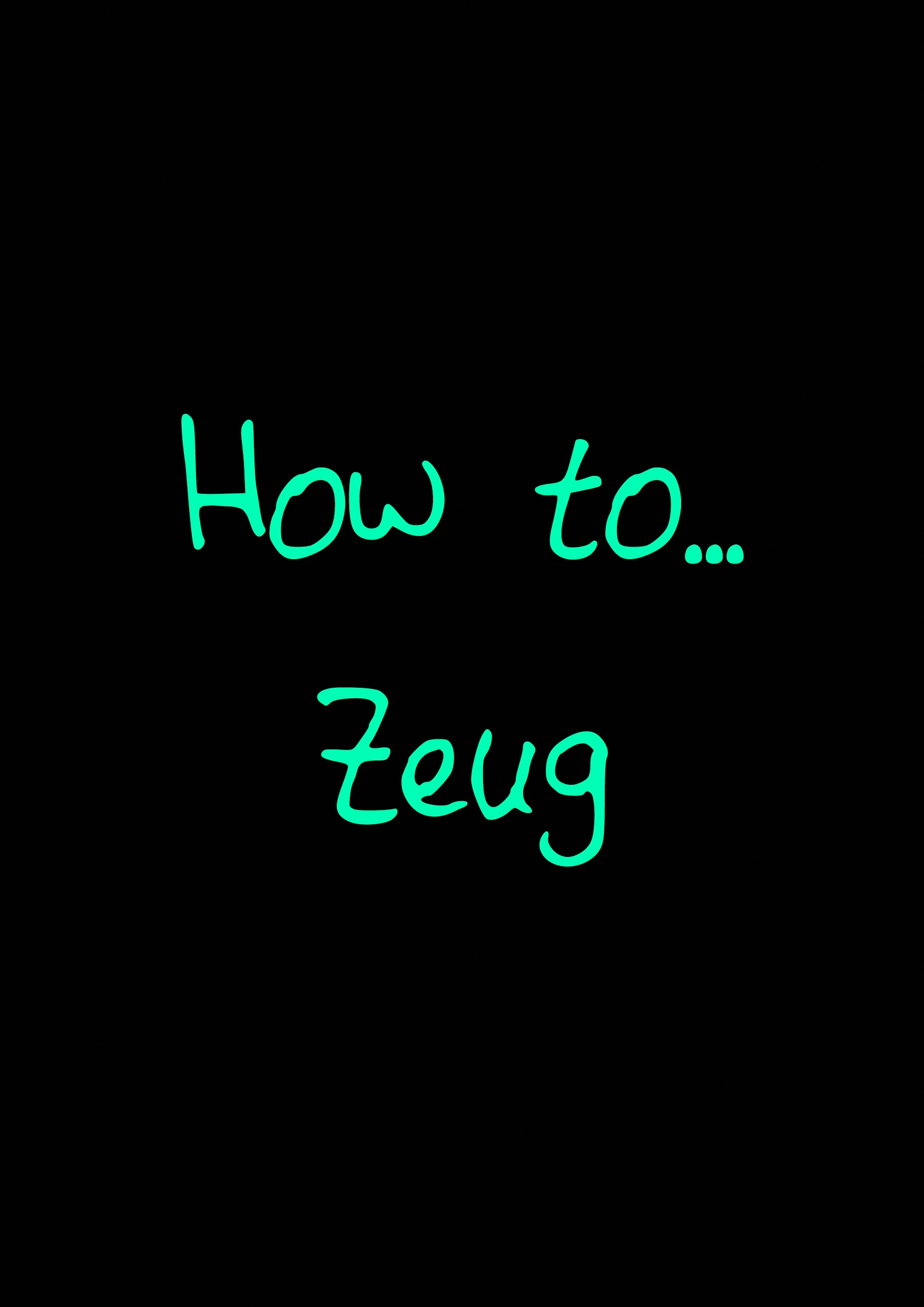 Cover: How to