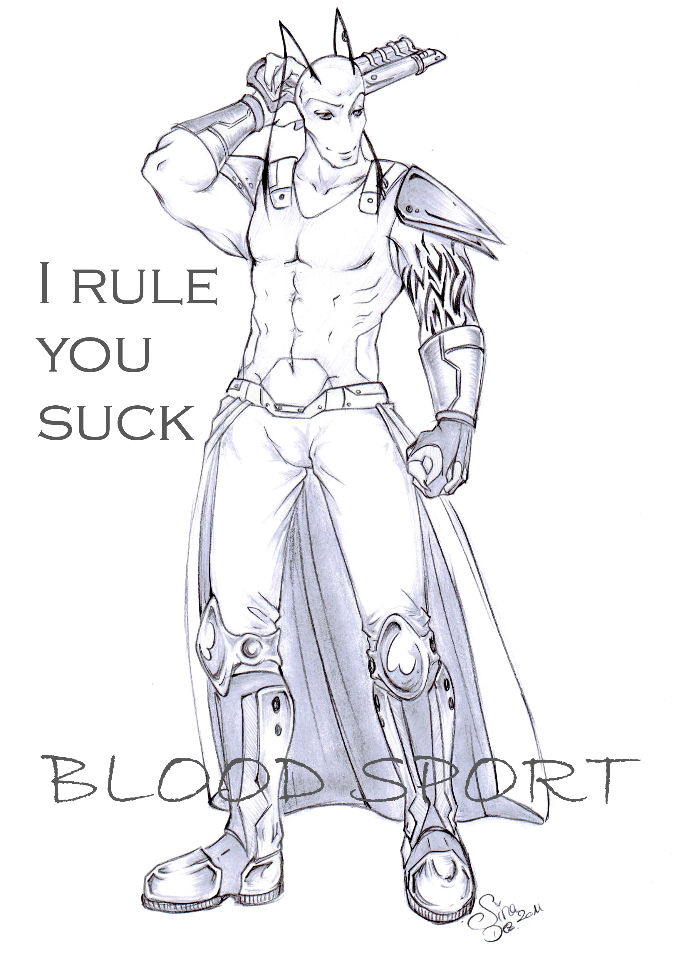Cover: BLOOD SPORT - I rule you suck!