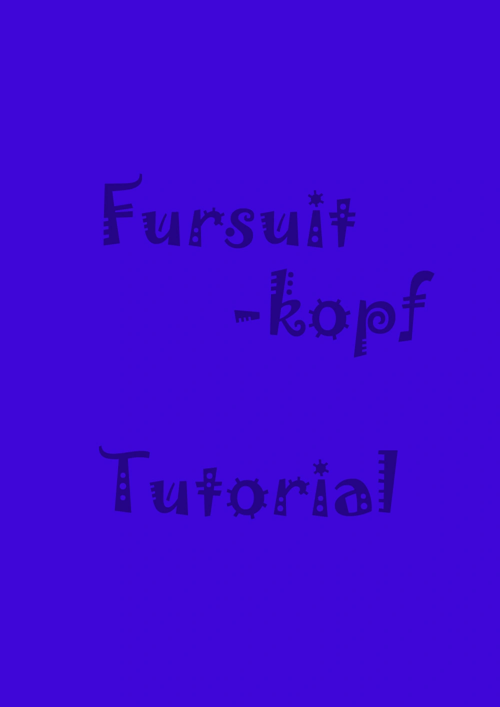 Cover: Fursuit-Kopf Tutorial