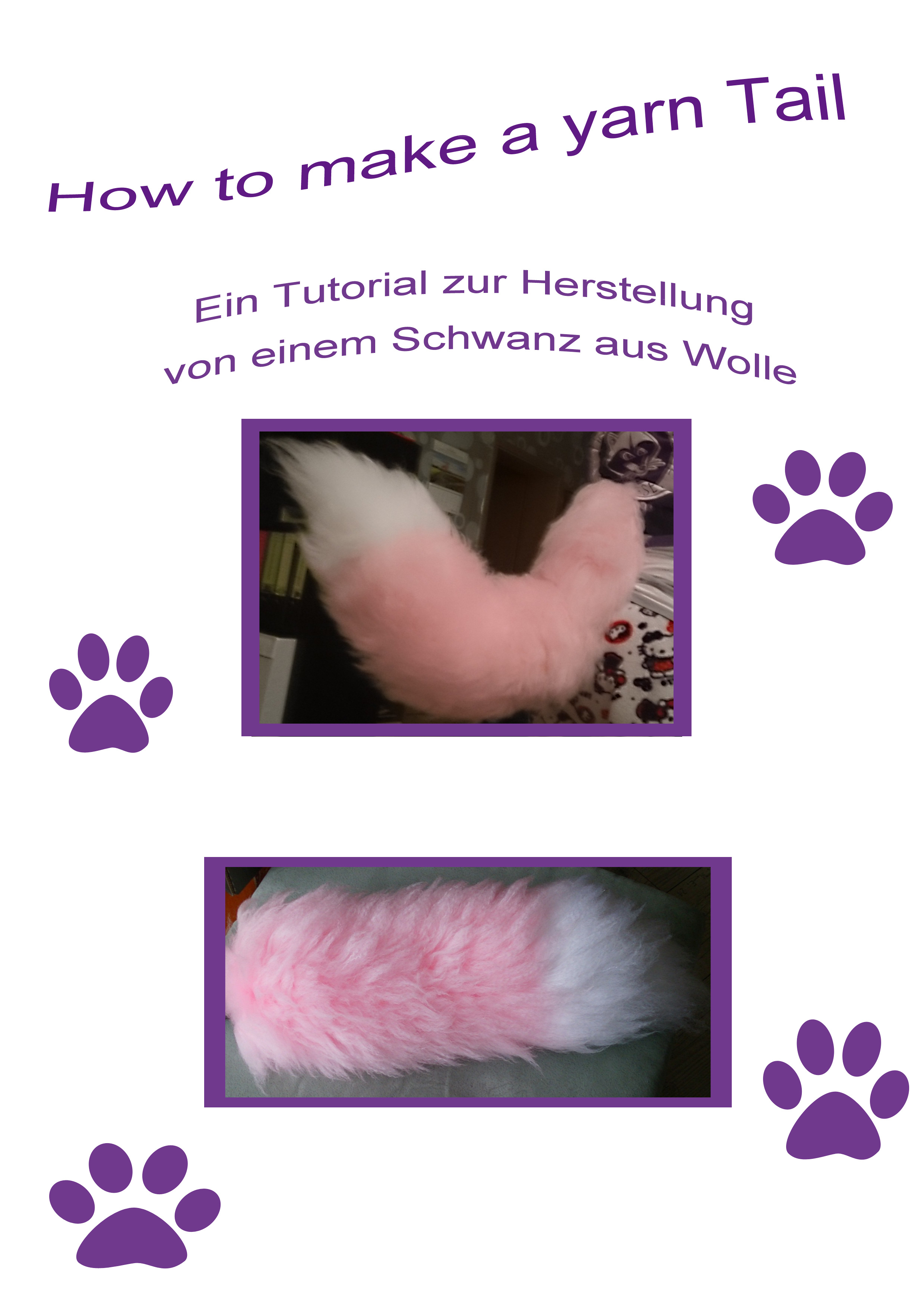 Cover: How to make a yarn Tail ~ Wie mache ich einen Schwanz aus Wolle~