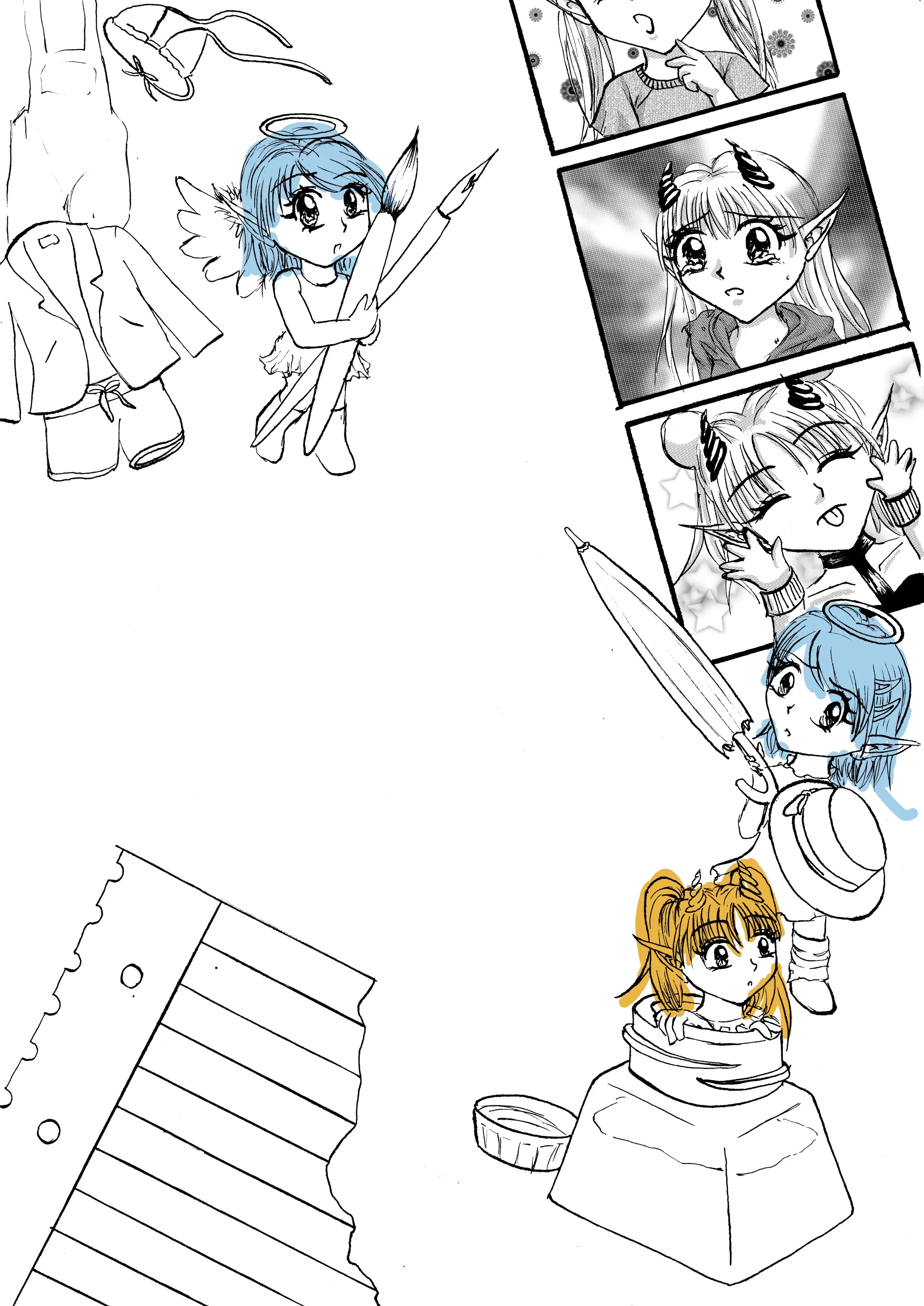 Cover: Zeichnend Stories erzählen (Dojinshi/Manga-Tutorial)