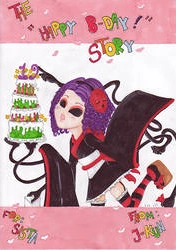 Cover: The "Happy B-Day!" Story - for Heartless_Arc