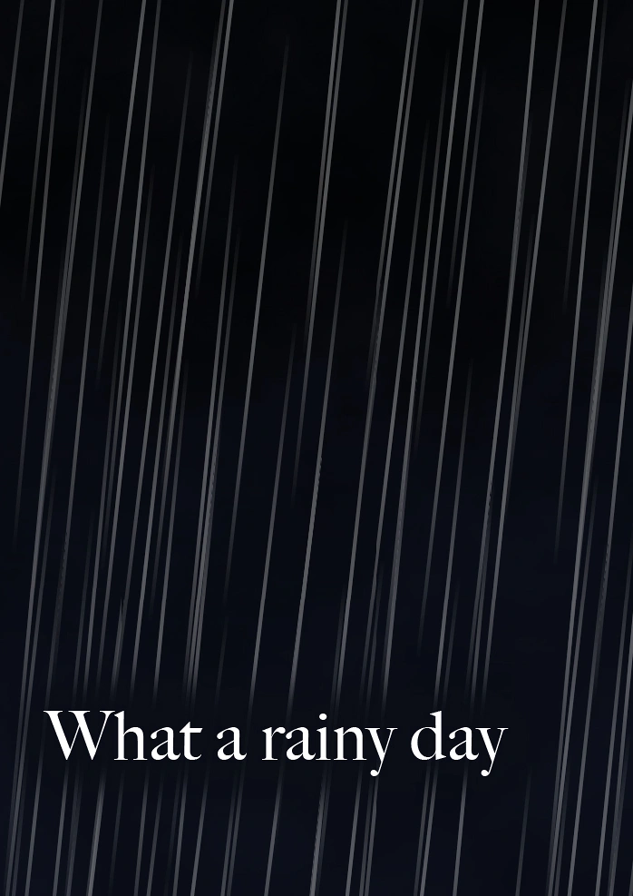 Cover: What a rainy day