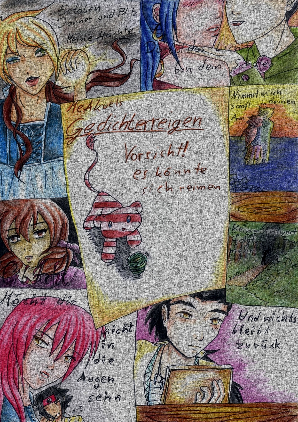 Cover: MeAkuels Gedichterreigen - Vorsicht! Es könnte sich reimen