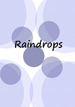 Cover: raindrops
