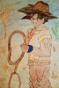 Goku-Chan als Cowboy ^^ - für meine GogetaMieze -^.^-