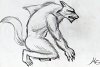 skizze Werwolf