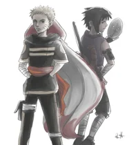 Fanart: Hokage and his shadow
