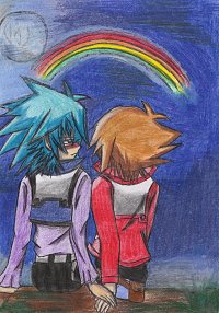 Fanart: "The Rainbow will show us the way"-Wie ein Regenbogen in der Nacht-Jess and Jaden