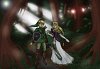 Wald Besuch Fon Link und Zelda