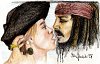 Jack SParrow & Elizabeth Swann - Fluch der Karibik 2