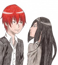 Fanart: Karma und Kuroko (OC)