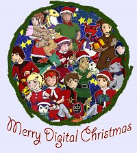 Fanart: A very merry digital Christmas