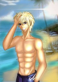 Fanart: ( my OC) Chiaki, Beach-Snap^^