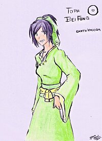 Fanart: Toph BeiFong - erwachsen (Zur Fanfic "Avatar - New Generation")