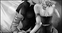 Fanart: DBZ - Bulma/Vegeta - A gentle Kiss