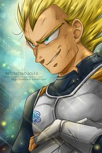 Fanart: DBZ - Beyond two Souls - Super Saiyan Vegeta