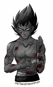 Fanart: DBZ - Luck is in Soul at Home - Wounded