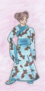 Fanart: Tenten im Kimono // Für -Vermouth-