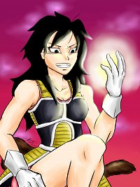 Fanart: Female Saiyan - Ciucu (OC)