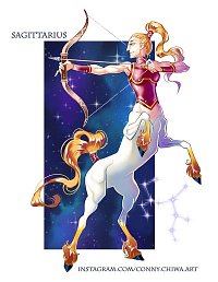 Fanart: Fabelwesen Zodiac Serie Nr 08: SAGITTARIUS