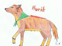 Fanart: Nurik der Feuerwolf - für Okiro