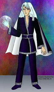 Fanart: Kunzite-sama im Master-Mage-Outfit (aus: "Tears of Crystal", Ch.22)