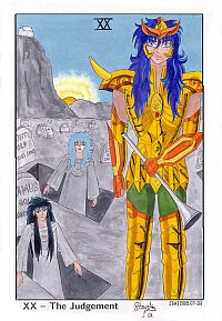 Fanart: Saint Seiya Tarot - Arcana XX: The Judgement