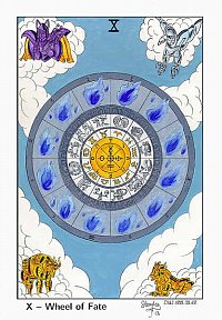 Fanart: Saint Seiya Tarot - Arcana X: The Wheel of Fate