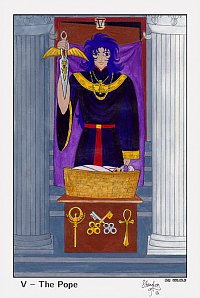 Fanart: Saint Seiya Tarot - Arcana V: The Pope