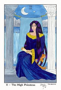 Fanart: Saint Seiya Tarot - Arcana II: The High Priestess