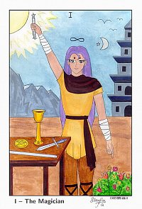Fanart: Saint Seiya Tarot - Arcana I: The Magician