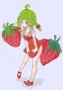 Freche Erdbeere