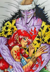 Fanart: Arlong und Akai Shi
