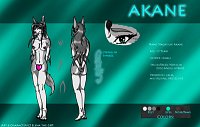 Fanart: Akane: Character ref. sheet