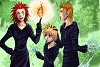 Axel, Roxas und Demyx