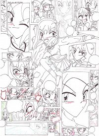 Fanart: ~The World of Himitsu no Mahou~ **Outlines**