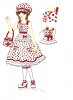 Lolita-Jumperskirt "Strawberry Dream"