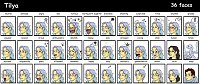 Fanart: 36 funny faces - tilyas moods english version