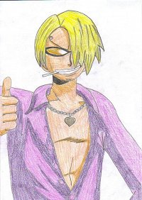 Fanart: Sanji mit Kette