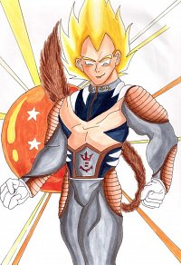 Fanart: Super ein Saiyajin ^^