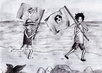 Fanart: Die Flaggen junger Piraten
