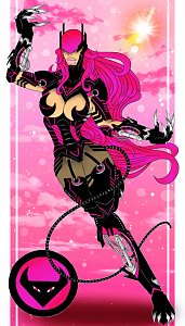 Fanart: Cyberpunk Catwoman Minus One