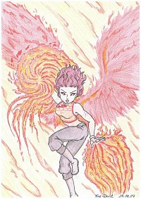 Fanart: Burning Inferno- Hatsu the fire devil