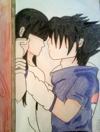 Fanart: Only one kiss.. (Sasu x Yuiko)